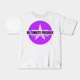 Ultimate Frisbee Flying disc Sport Game Kids T-Shirt